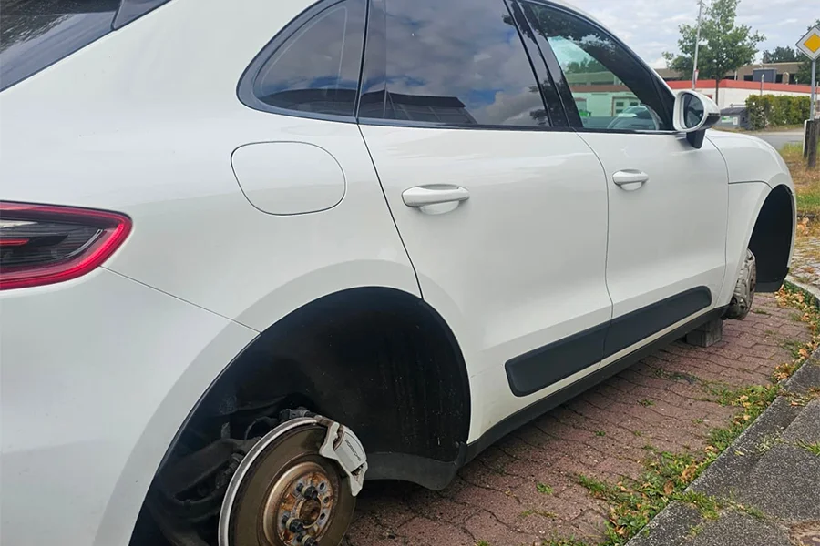 Bremen'de çalınan Porsche
