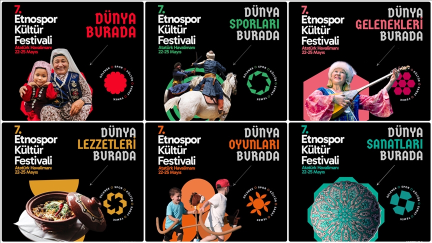 7. Etnospor Kültür Festivali, 22-25 Mayıs tarihlerinde İstanbul’da gerçekleştirilecek. Dünya