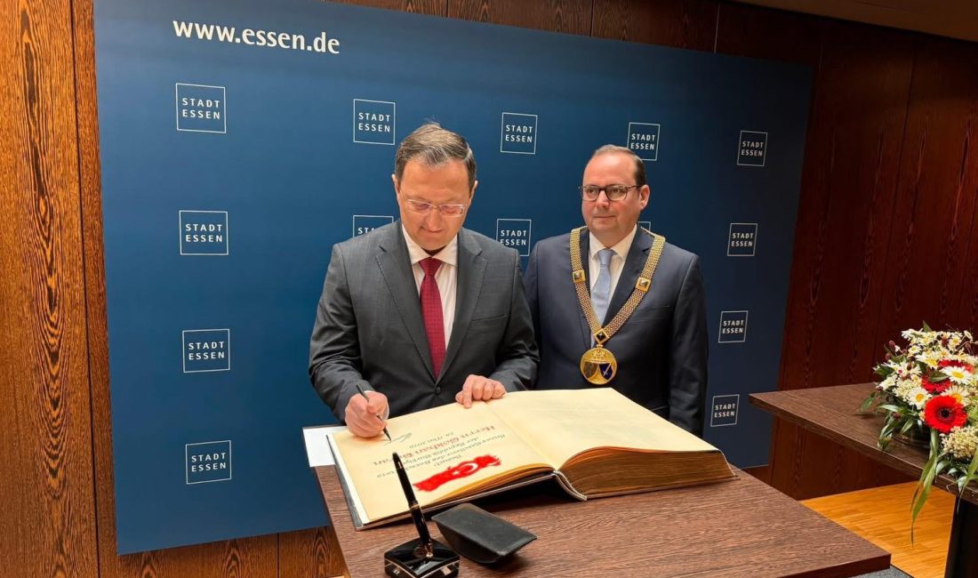 ESSEN – Türkiye Cumhuriyeti Berlin Büyükelçisi Gökhan Turan, Almanya’da Türk