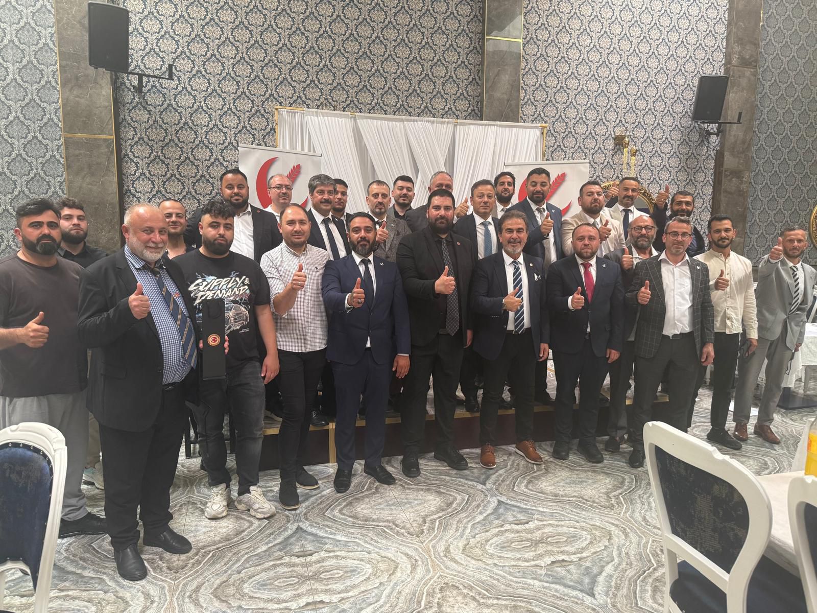 Yeniden Refah Partisi Avrupa teşkilatı, bölge başkan ve yöneticilerinin katılımıyla