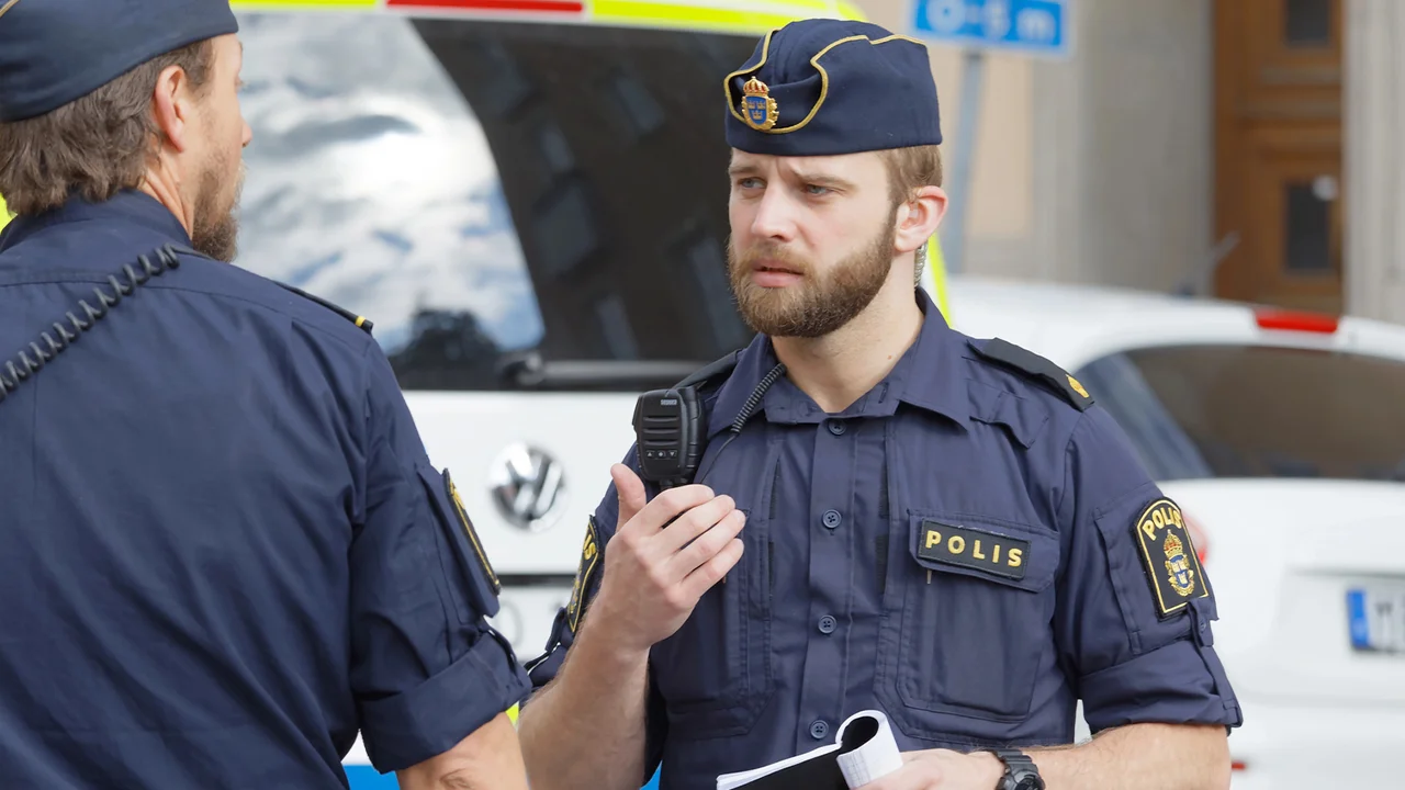 Örebro, İsveç – 5 Ekim 2023 tarihinde, Örebro kentinde cuma