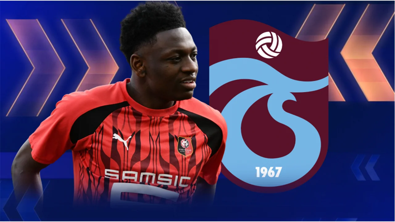 Trabzonspor, bu transfer döneminde Rennes’ten Kazeem Olaigbe’yi kadrosuna katmak için