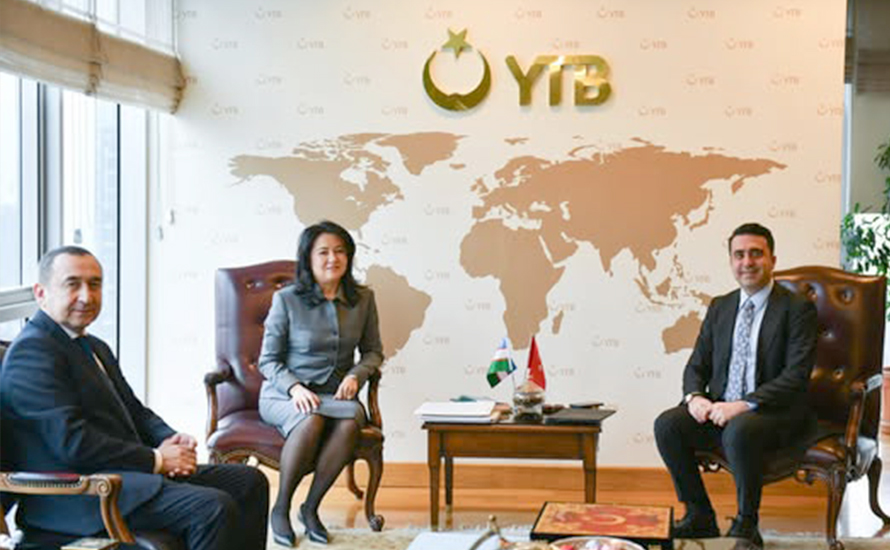 Özbekistanlı heyeti YTB’de ağırlandı