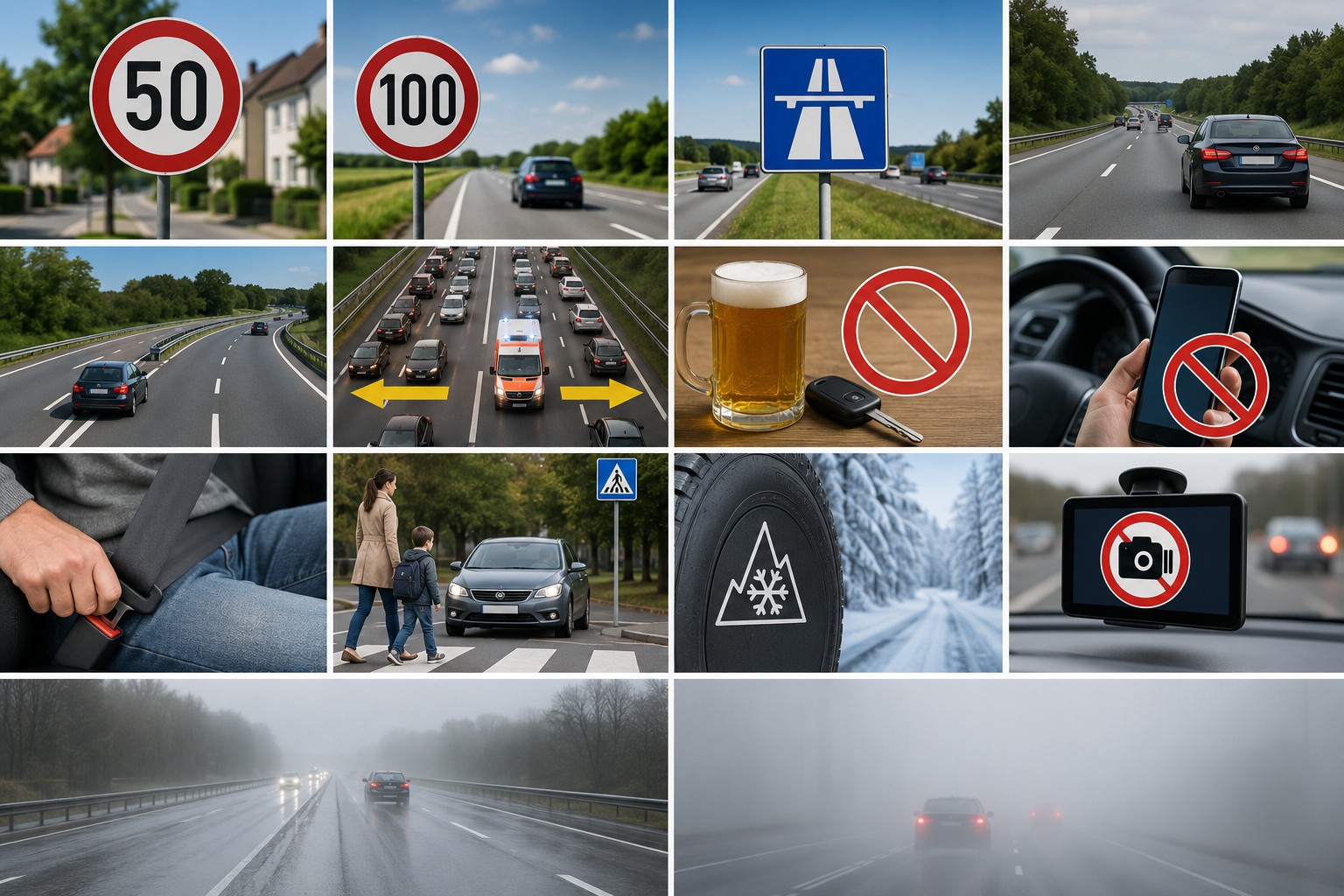 Almanya'da sürücülere bekleyen para cezaları ve trafik kuralları