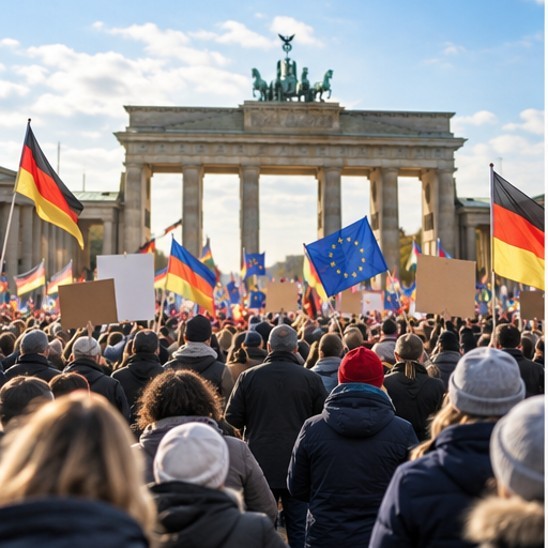 Almanya'da AfD protestosu: binler sokağa döküldü
