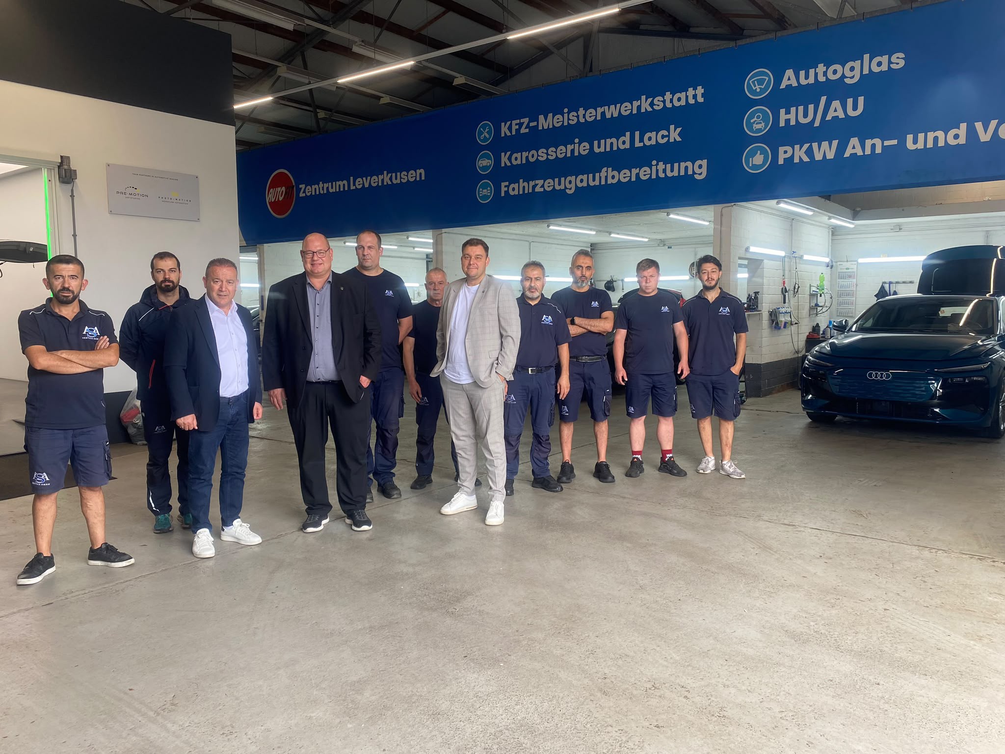 Leverkusen Belediye Başkanı, otomotiv sektörü temsilcisini ziyaret etti