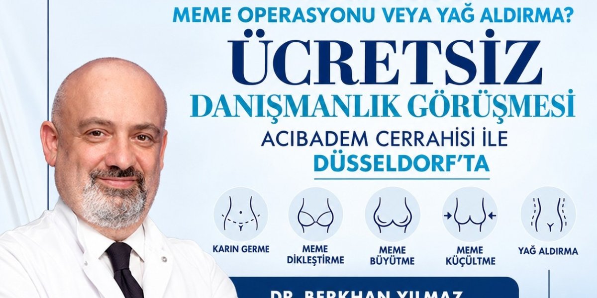 Plastik cerrah Dr. Yılmaz, Düsseldorf'ta ücretsiz danışmanlık sunacak