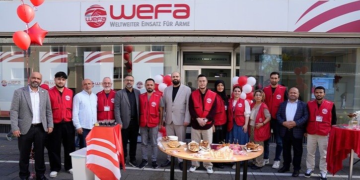 WEFA Köln'de halka açıldı: 20 yıllık insani yardım çalışmaları tanıtıldı
