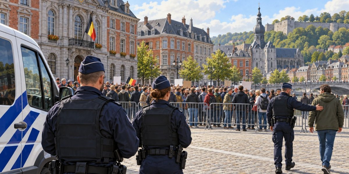 Belçika'da kemer sıkma protestoları: Liège'de 45 gözaltı