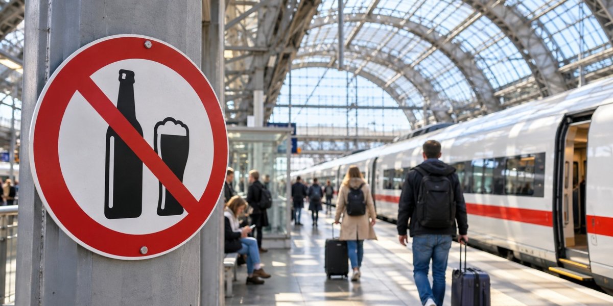 Almanya'nın tüm tren istasyonlarında alkol yasağı başladı