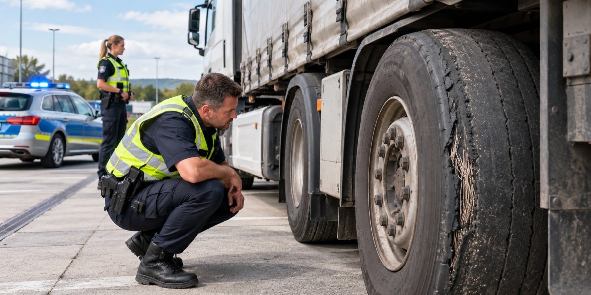 Türkiye'ye giden tır Almanya'da trafikten men edildi