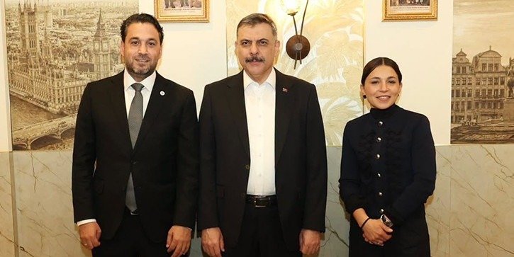 İçişleri Bakanı Çiftçi Rotterdam'da UID Genel Başkanı Aslan ile görüştü
